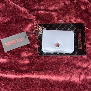 baby blue steve madden wallet